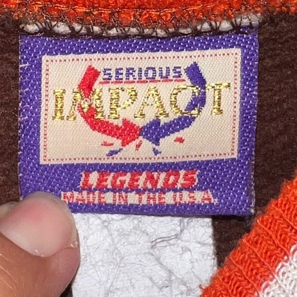 Vintage Cleveland Browns NFL Fitness Serious Impact Crewneck Made in USA Medium - Picture 10 of 14